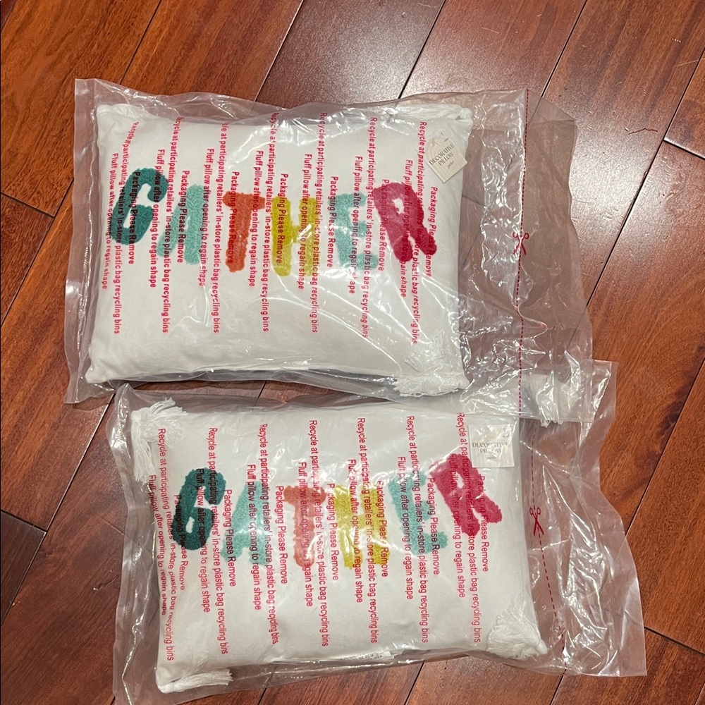Colorful 'Gather' Decorative Pillows set New - Picture 1 of 4